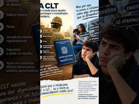 CLT destruída.  Um crime hediondo. - Vídeo educacional Evolucao Orbital sobre orientação profissional e carreira